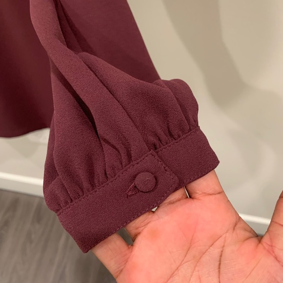 H&M PURPLE DRESS W/ BOW - Picture 3 of 4